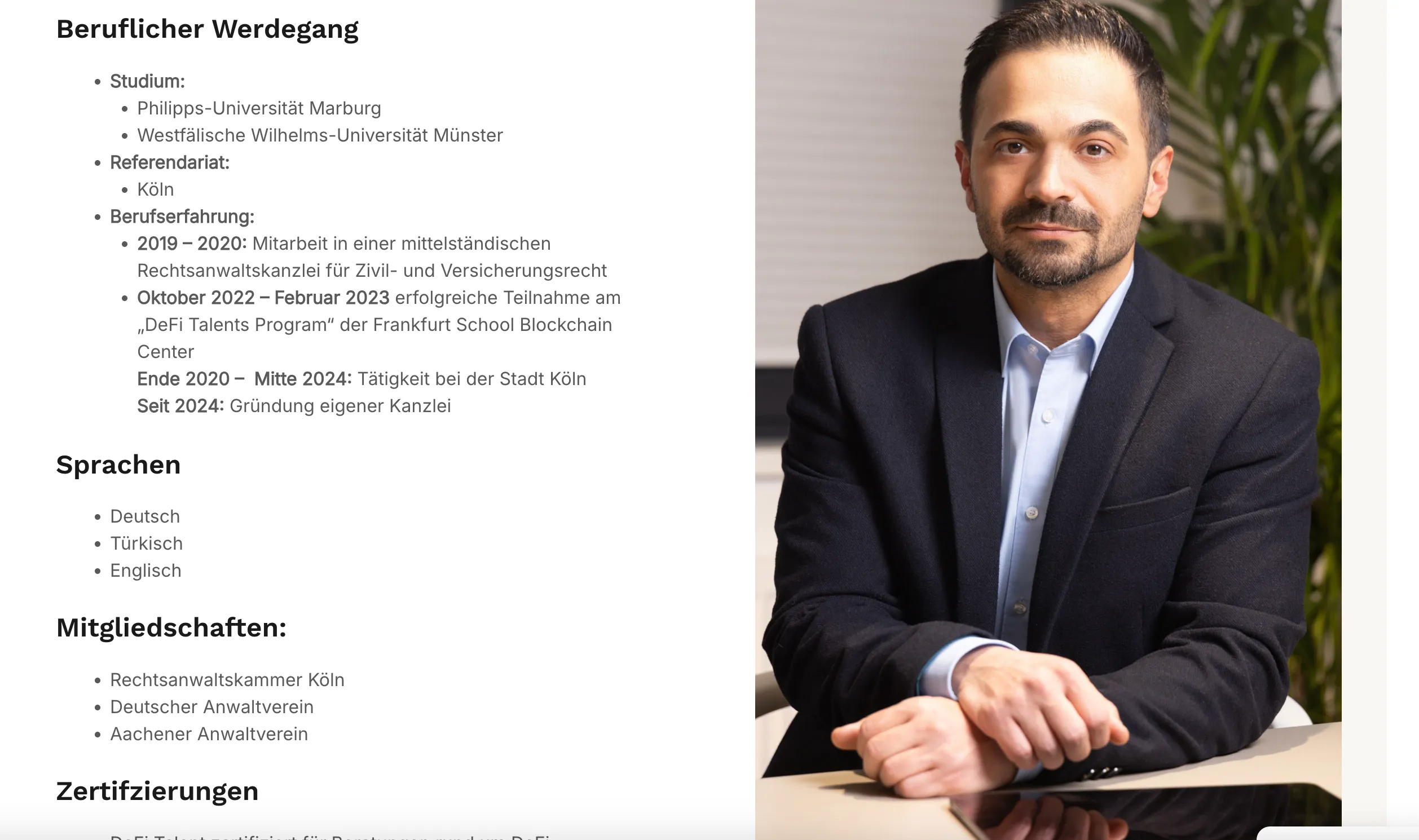 RA Erol Kantemir - Kanzlei-Website mit Google Ads