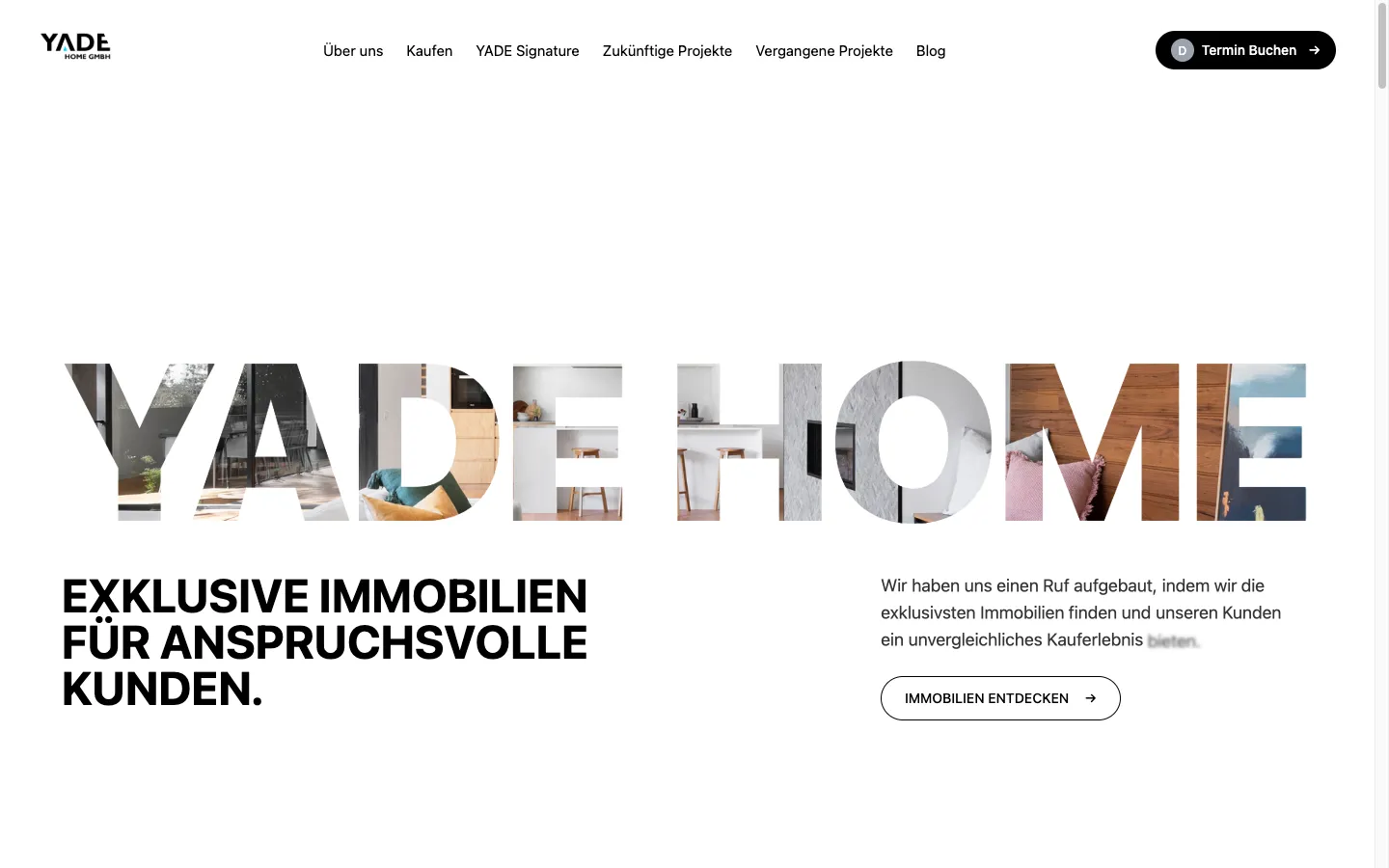 YADE - Immobilienplattform mit integriertem CRM